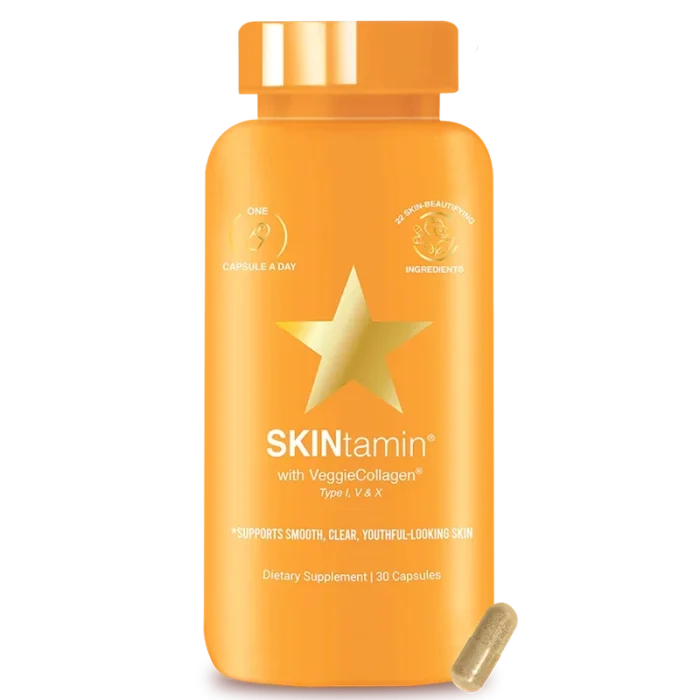 اسکین تامین حاوی کلاژن جوانساز و روشن کننده پوست