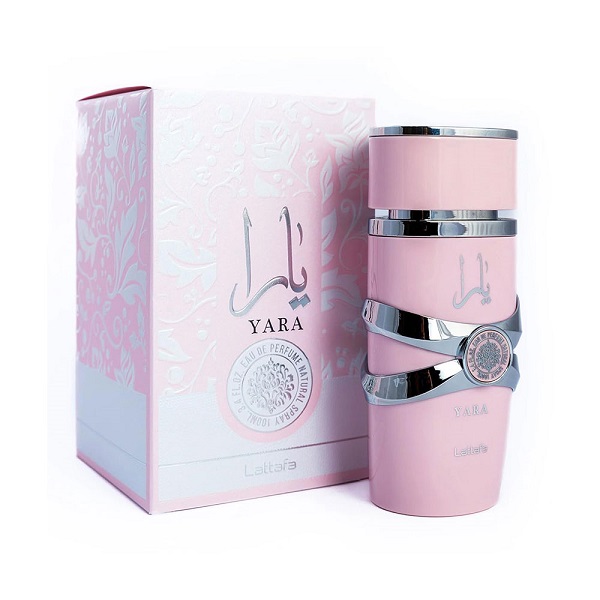 عطر ادکلن لطافه یارا صورتی اصلی 