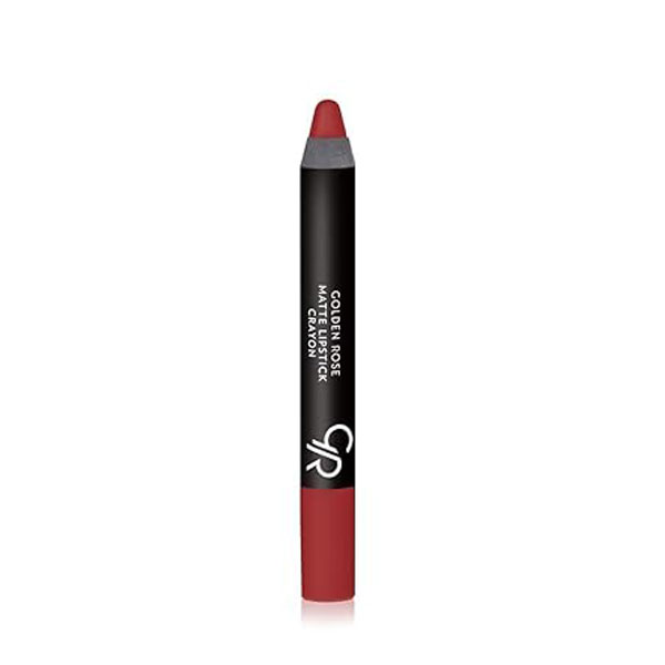 رژ لب مدادی مات گلدن رز مدل کرایون شماره 09 Golden Rose Matte Lipstick Crayon