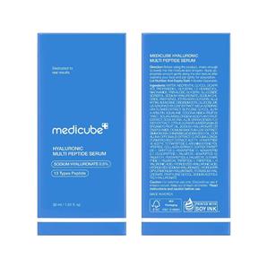 سرم آبرسان هیالورونیک اسید و مولتی پپتاید مدی کیوب حجم ۳۰ میلی لیتر