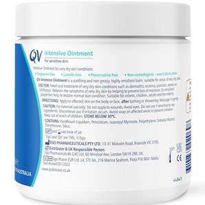 کرم مرطوب کننده کیو وی مدل intensive ointment پوست حساس