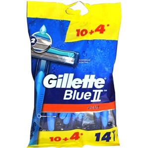خود تراش ژیلت مدل Blue 2 Plus بسته 14 عددی