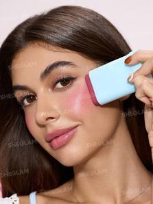 رژ گونه استیکی شیگلم Sheglam سری Glass Glow رنگ Brisk Babe وزن 15 گرم