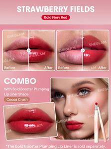 لیپ پلامپر حجم دهنده شیگلم مدل Bold Booster Lip Plumper رنگ Strawberry Fields