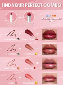 لیپ پلامپر حجم دهنده شیگلم مدل Bold Booster Lip Plumper رنگ Toffee Kiss