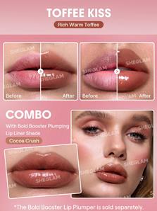 لیپ پلامپر حجم دهنده شیگلم مدل Bold Booster Lip Plumper رنگ Toffee Kiss