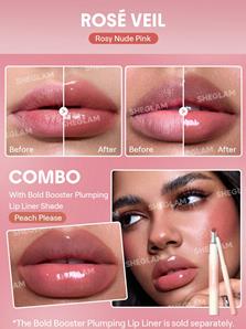 لیپ پلامپر حجم دهنده شیگلم مدل Bold Booster Lip Plumper رنگ Rose Veil