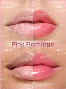 لیپ گلس حجم دهنده شیگلم Sheglam مدل Booster Shine رنگ Pink Flamingo