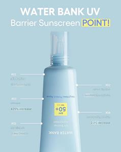 ضد آفتاب Laneige Water Bank UV Barrier Sunscreen SPF 50