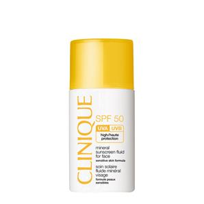 مایع ضد آفتاب ضد حساسیت مینرال SPF 50 کلینیک